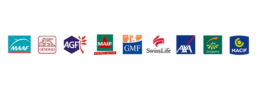 Badge assurances professionnelles de l’entreprise d’électricité